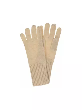 SEEBERGER | Kaschmir Handschuhe | beige