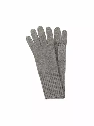 SEEBERGER | Kaschmir Handschuhe | grau