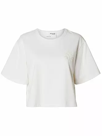 SELECTED FEMME | T-Shirt SLFMARITA | weiss