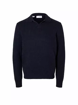 SELECTED | Polo-Pullover SLHRAI | blau