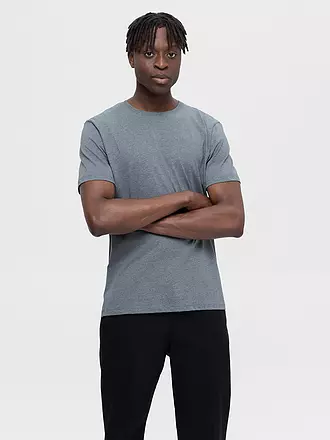 SELECTED | T-Shirt SLHASPEN | grau