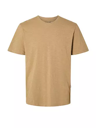 SELECTED | T-Shirt T-Shirt SLHASPEN | beige