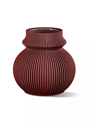 SHEYN | Vase 12x12cm KOYL Cinnamon | dunkelrot