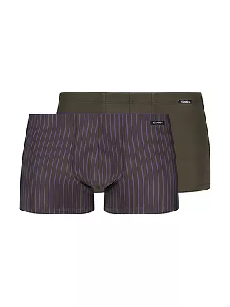 SKINY | Pants 2er Pkg. mossanthra stripes selection | braun