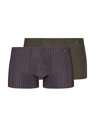 SKINY | Pants 2er Pkg. navyred stripes selection | olive