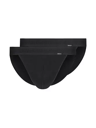 SKINY | Tanga Slip 2er Pkg. duffel bag | schwarz