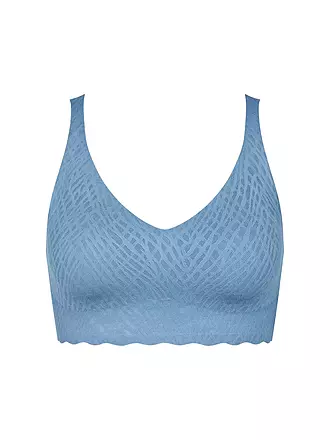 SLOGGI | Bustier ZERO FEEL BLISS azura blue | schwarz