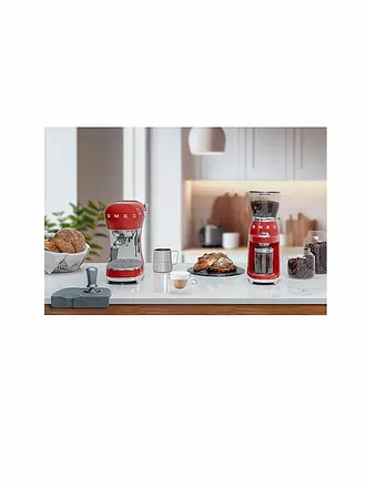 SMEG | Espresso-Kaffeemaschine 50s Retro Style Rot ECF02BLEU | hellgrün