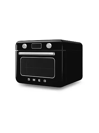 SMEG | Kombi-Tisch Dampfbackofen Creme | schwarz