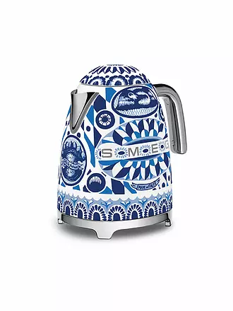 SMEG | Wasserkocher 1,7l Dolce & Gabbana KLF03DGBEU Blue Mediterraeo | blau
