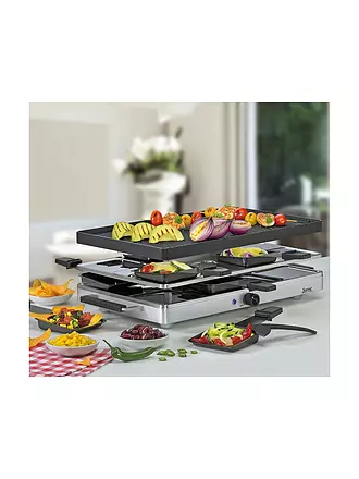 SPRING | Raclette8 CLASSIC Alu-Grillplatte | schwarz