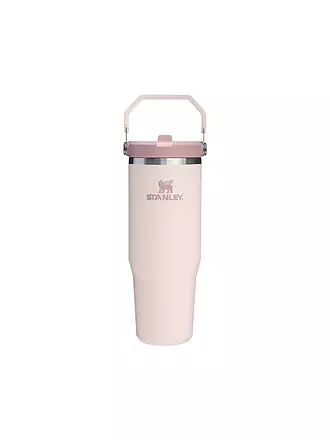 STANLEY | Isolierflasche - Thermosflasche Classic FLIP STRAW 2.0 0,8l  Rose Quartz | hellgrau