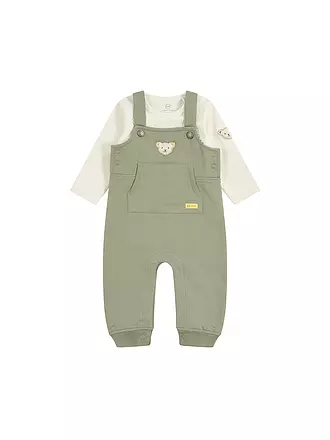 STEIFF | Baby Set Latzhose und T-Shirt | dunkelgrün