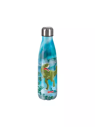 STEP BY STEP | Edelstahl Trinkflasche - Dino Tres 0,5L | bunt