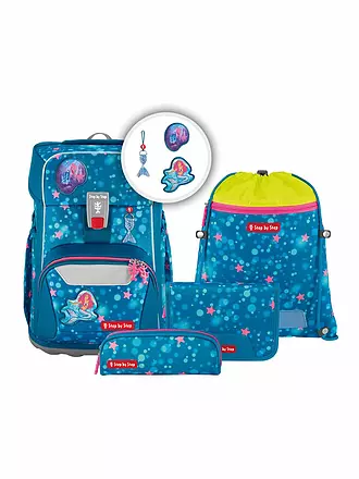 STEP BY STEP | Schultaschen Set 5tlg GIANT Dark Cat Chiko | blau