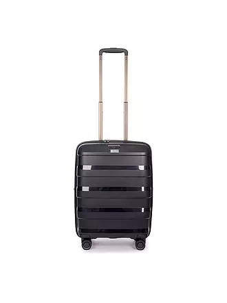 STRATIC | Trolley Straw+ 55cm Beige | schwarz