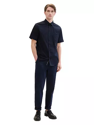 TOM TAILOR | Hemd Regular Fit | dunkelblau