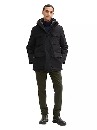 TOM TAILOR | Parka | schwarz