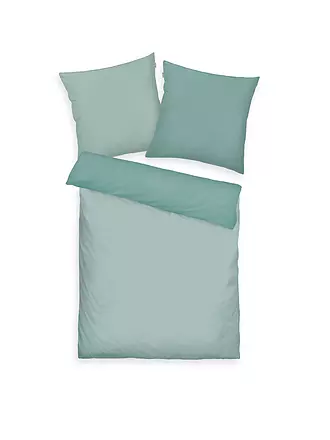 TOM TAILOR | Satin Bettwäsche 70x90cm  / 140x200cm Dark Navy/Sky Blue | mint