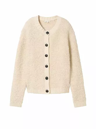 TOM TAILOR | Strickjacke | creme