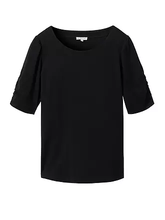 TOM TAILOR | T-Shirt | schwarz