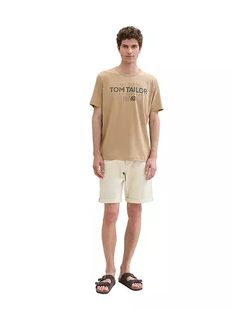 TOM TAILOR | T-Shirt | camel