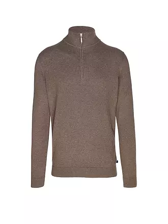 TOM TAILOR | Troyer Pullover | braun