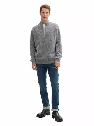 TOM TAILOR | Troyer Pullover | grau