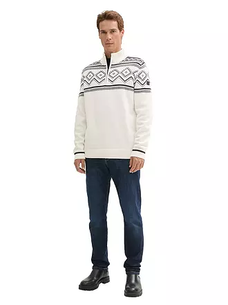 TOM TAILOR | Troyer Pullover | weiss