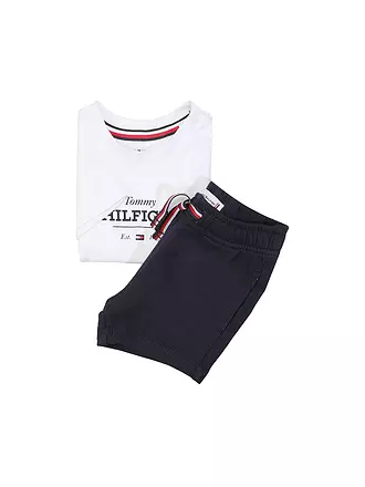 TOMMY HILFIGER | Baby Set 2-teilig T-Shirt und Shorts | dunkelblau