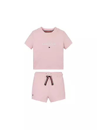 TOMMY HILFIGER | Baby Set 2-teilig T-Shirt und Shorts | rosa