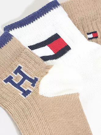 TOMMY HILFIGER | Baby Socken 3er Pkg. classic khaki | dunkelblau