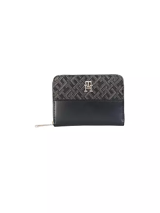 TOMMY HILFIGER | Geldbörse TH JACQUARD | schwarz