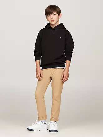 TOMMY HILFIGER | Jungen Kapuzensweater - Hoodie | schwarz