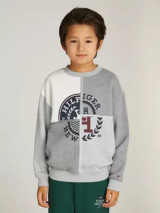 TOMMY HILFIGER | Jungen Sweater | hellgrau