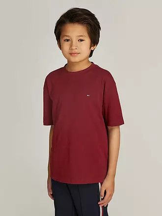 TOMMY HILFIGER | Jungen T-Shirt | dunkelrot