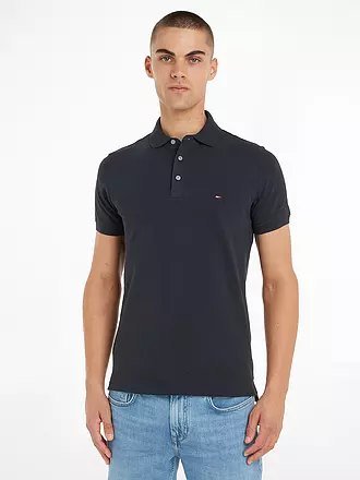 TOMMY HILFIGER | Poloshirt Slim Fit | schwarz