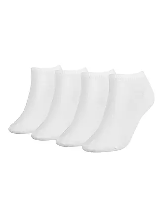 TOMMY HILFIGER | Sneaker Socken 4er Pkg. White | schwarz