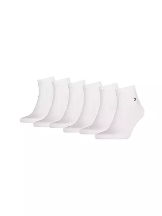 TOMMY HILFIGER | Sneaker Socken 6er Pkg. White | schwarz