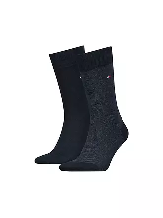 TOMMY HILFIGER | Socken 2er Pkg dark navy | schwarz