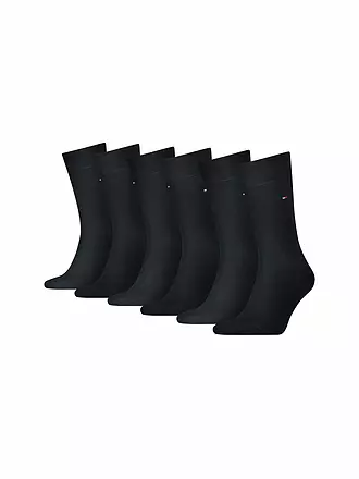 TOMMY HILFIGER | Socken 6-er Pkg. black | blau