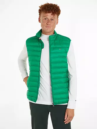 TOMMY HILFIGER | Steppgilet | grün