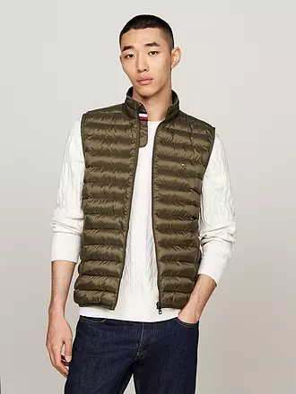 TOMMY HILFIGER | Steppgilet | grün