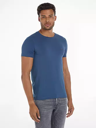 TOMMY HILFIGER | T-Shirt Slim Fit | blau