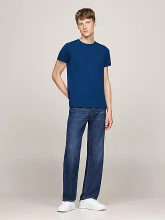 TOMMY HILFIGER | T-Shirt Slim Fit | blau