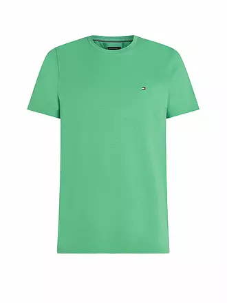 TOMMY HILFIGER | T-Shirt Slim Fit | grün