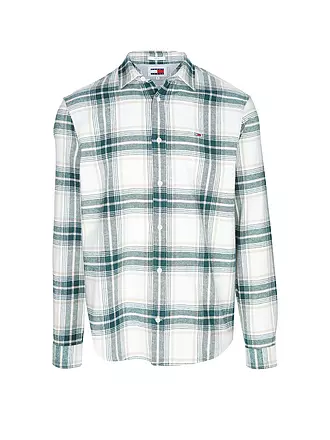 TOMMY JEANS | Flanellhemd | grau