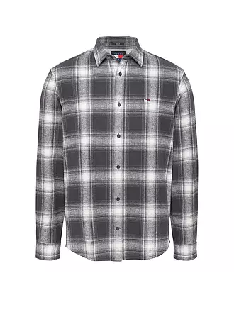 TOMMY JEANS | Flanellhemd | grau