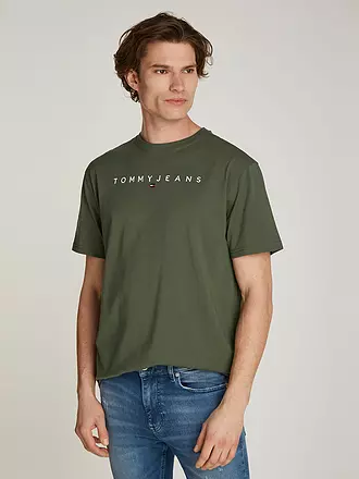 TOMMY JEANS | T-Shirt | dunkelgrün