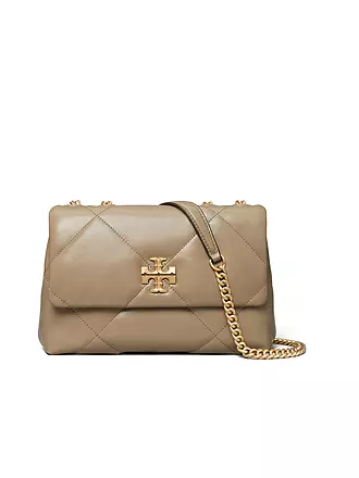 TORY BURCH | Ledertasche - Umhängetasche KIRA DIAMOND Small | beige